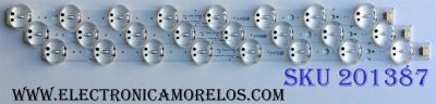 KIT DE LED´S PARA TV (3 PIEZAS) / LG SSC_Trident_43UK65_S / EAV63992501 / SSC_43UK65(LGD)_8LED_SVL430A62_REV1.0_171201 / PTFB 24W2B / PTFB24W2B / _171201 / EAV6 3992 501 LGD 43062 / PANEL HC430DQG-SLUR2-914X / 43UK6500AUA BUSWLJM