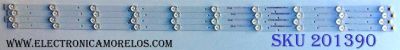 KIT DE LED´S PARA TV (4 PIEZAS) AVERA 1181835 / HISENSE_49_HD490DF-B71_4X10_3030C / 124MA31RR-B1 / HE49RFKQ1X70 / PANEL LSC490FN03 / MODELO 49EQX10