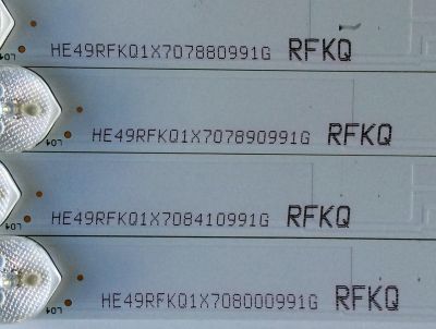 KIT DE LED´S PARA TV (4 PIEZAS) AVERA 1181835 / HISENSE_49_HD490DF-B71_4X10_3030C / 124MA31RR-B1 / HE49RFKQ1X70 / PANEL LSC490FN03 / MODELO 49EQX10 - Imagen 3