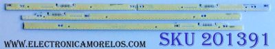 KIT DE LED´S PARA TV (4 PIEZAS) / SAMSUNG / 3D-7032LED-L / V3LE-650SMC-R0 / 3D-7032LED-R / V3LE-650SMD-R0 / 65FHZW / BN96-28865A / BN96-28866A / BN96-28867A / BN96-28868A / 65 7K TYPE B / 65 7K TYPE A / PANEL CY-SF650DSLV1H / MODELO UN65F7100AFXZA TH02