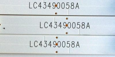 KIT DE LED´S PARA TV (3 PIEZAS) / LG LC43490058A / LC434 90058A / LG Innotek 17Y 43inch_ A-Type LED_ARRAY_Rev0.0_160926 / B6JB 12D1B / AXJB 12D1B / B6JB12D1B / AXJB12D1B / PANEL NC430DUE-AAFX1 / MODELOS 43LJ5500-UA / 43LJ5500-UA AUSYLJM / BUSYLJM - Imagen 5