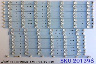KIT DE LED´S PARA TV (16 PIEZAS) / VIZIO 42.0 SNB-C2-R / 42.0 SNB-C2-L / 42.0 SNB-S2 / YMGB23F6B006-F46 / PANEL`S TPT420H2-HVN01 REV:C1E / TPT420H2-HVN01 / MODELOS E420I-A1 LTYWNRDN / E420I-A1 LTYWNRDP / E420I-A1 LTYWNRAP / E420I-A1 LTMWNRDN