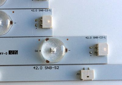 KIT DE LED´S PARA TV (16 PIEZAS) / VIZIO 42.0 SNB-C2-R / 42.0 SNB-C2-L / 42.0 SNB-S2 / YMGB23F6B006-F46 / PANEL`S TPT420H2-HVN01 REV:C1E / TPT420H2-HVN01 / MODELOS E420I-A1 LTYWNRDN / E420I-A1 LTYWNRDP / E420I-A1 LTYWNRAP / E420I-A1 LTMWNRDN - Imagen 3