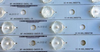KIT DE LED´S PARA TV (8 PIEZAS) / AFFINITY IC-A-KKL39D073R / IC-A-KKL39D073L / RF-AH390B32-0601L-01 / RF-AH390B32-0601R-01 / JL91K6 / JL91K6000000E28210 / PANEL V390HJ1-P01 REV.C1 / MODELO LE3951 - Imagen 5