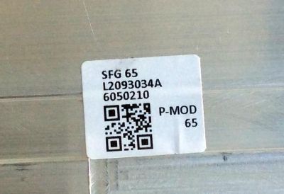 KIT DE LED´S PARA TV (2 PIEZAS) / SONY 4-580-375-01 / CH#1 / 160301D R / 4-580-377-01 / CH#1 / 160110D L /  SFG 65 L209334A 6050210 P-MOD 65 / L2093034A / 6050210 / P-MOD 65 / PANEL YD6S650STN01 / A2093033A / MODELO XBR-65X930D - Imagen 5