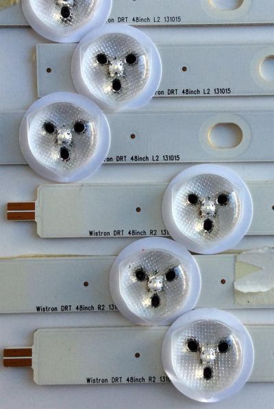 KIT DE LED´S PARA TV (12 PIEZAS) / VIZIO WISTRON DTR 48INCH R1 131015 /131015 / WISTRON 131015 / 48INCH L2 131015 / 5638005B81 / PANEL LSC480HN03-S01 / MODELOS E480I-B2 / E480I-B2 LWJQPOFQ / E480I-B2 LWZQPOCQ / E480I-B2 LWZQPODQ / E480I-B2 LWZQPOJQ - Imagen 6
