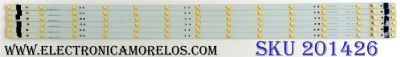 KIT DE LED´S PARA TV (6 PIEZAS) / COBY RF-AF390B57-1301S-01 /  RF-AF390B57-1301S-01 MZH / QC36K5000000 / R3107 4210 / R3107 4211 / R3107 4213 / R3107 4214 / R3107 4236 / PANEL`S V390HJ1-XR01 / V390HJ1-P02 REV.C1 / MODELO LEDTV3916