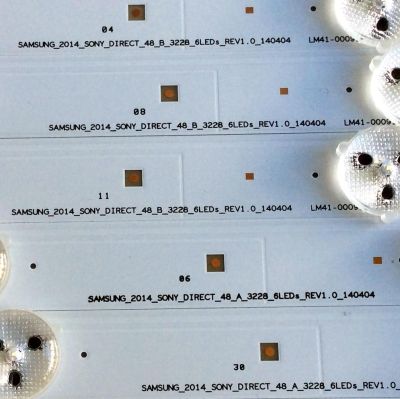KIT DE LED´S PARA TV (12 PIEZAS) / SONY LM41-00091P / LM41-00091N / SAMSUNG_2014_SONY_DIRECT_48_A_3228_6LEDs_REV1.0_140404 / SAMSUNG_2014_SONY_DIRECT_48_B_3228_6LEDs_REV1.0_140404 / CEM-3-N 037S3B / PANEL NS4F480DND01 / MODELO KDL-48W600B - Imagen 4