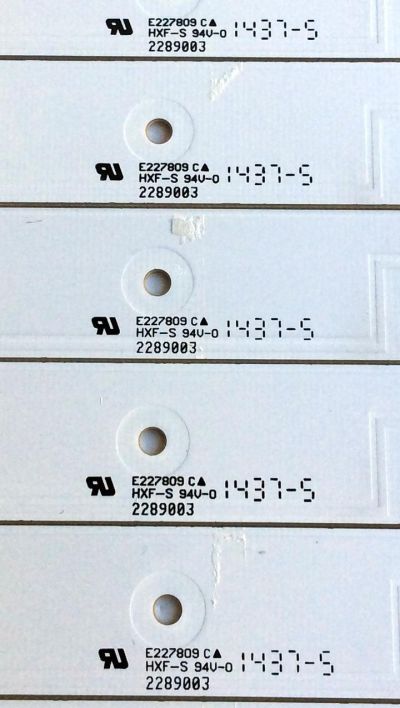 KIT DE LED´S PARA TV ((INCOMPLETO SOLO 9 PIEZAS)) / INSIGNIA HE50R6ZSM94J / 101MA031L-B2 / 1134484 / HISENSE_50_3030C_11x6_6S1P / PANEL HD500DF-B57(010)\T1\S1\GM\ROH / MODELO NS-50D550NA15	 - Imagen 3