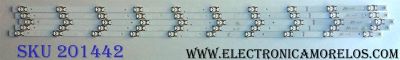 KIT DE LEDS ORIGINAL PARA TV SHARP 5 PIEZAS / SVH500A63_Rev03_10WICOP_UBH+SILK_161228 / G4B108B1 / 1177748 / PANEL´S HD500K3U53\S0\XP\BBY\GM\ROH / HD500K3U53\S2\XP\BBY\GM\ROH / MODELO LC-50LBU591U