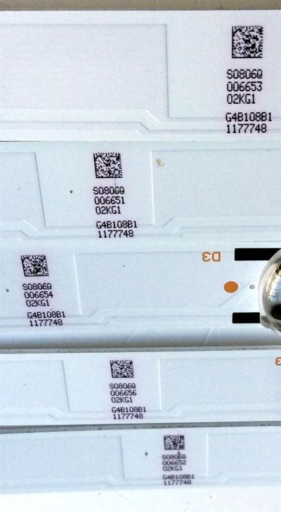 KIT DE LEDS ORIGINAL PARA TV SHARP 5 PIEZAS / SVH500A63_Rev03_10WICOP_UBH+SILK_161228 / G4B108B1 / 1177748 / PANEL´S HD500K3U53\S0\XP\BBY\GM\ROH / HD500K3U53\S2\XP\BBY\GM\ROH / MODELO LC-50LBU591U - Imagen 2