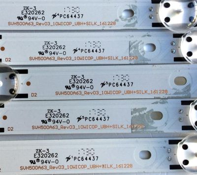 KIT DE LEDS ORIGINAL PARA TV SHARP 5 PIEZAS / SVH500A63_Rev03_10WICOP_UBH+SILK_161228 / G4B108B1 / 1177748 / PANEL´S HD500K3U53\S0\XP\BBY\GM\ROH / HD500K3U53\S2\XP\BBY\GM\ROH / MODELO LC-50LBU591U - Imagen 3