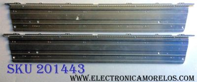 KIT DE LED´S PARA TV (2 PIEZAS) / LG 3660L-0376A / 55" V6 Edge FHD-1 REV1.0 1 R-Type / K7 1DQE 851 B / 55" V6 Edge FHD-1 REV1.0 1 L-Type / PANEL LC550EUF (SD)(F2) / MODELOS 55LW5300-UC.AUSYLUR / 55LW5300-UC / 55LW5700-UE /  55LW5600-UA	