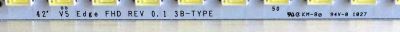 KIT DE LED´S PARA TV / ( 4 PIEZAS ) / SONY LK520D3LB1S / RUNTK4339TP / 4339TP / SLED 090907 REV.1 / 3660L-0353A / 3660L-0352A / MODELO KDL-52EX701	 - Imagen 7