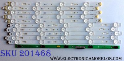 KIT DE LED`S PARA TV (10 PIEZAS) / SAMSUNG BN96-34791A / 34792A / LM41-00117C / 00117B / MU6100-40INCH-L-4EA170724 PANEL CY-GY040HGLVCH / SUSTITUTOS CY-GJ040FLLV1H CY-WJ040HGLV1H CY-GJ040HGLVFH / MOD. UN40MU6290 UE40JU6050 / MAS MODELOS EN DESCRIPCION