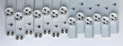 KIT DE LED´S PARA TV ((INCOMPLETO SOLO 13 PIEZAS)) / SAMSUNG 2012SVS55 3228 RIGHT07 REV1.1 120410 / SAMSUNG 2012SVS55 3228 FHD LEFT07 REV1.1 120410 / PANEL DE550CGM-C1 / MODELO UN55EH6001FXZA CH02 - Imagen 6