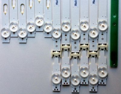 KIT DE LED'S PARA TV SAMSUNG ((12 PIEZAS)) / NUMERO DE PARTE 39660A / 39659A / S_5U75_55_FL_R6_REV1.5_150514_LM41-00136A / S_5U75_55_FL_LB_REV1.5_150514_LM41-00135A / PANEL CY-GK055HGLV5H / MODELOS UN55MU630 / UN55MU630DFXZA FA01 - Imagen 6