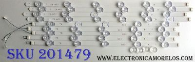 KIT DE LED´S PARA TV (9 PIEZAS) /  SAMSUNG 6916L-1989A / 6916L-1990A / DRT 3.0 55" _A type Rev01_140107 / DRT 3.0 55" _B type Rev01_140107 / PANEL LC550DUH (FG)(A2) / MODELO 55UH6090-UF /  55UH6090-UF.BUSWLJR