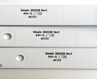 KIT DE LED´S PARA TV (3 PIEZAS) / INSIGNIA 2D03336 / YA5EXHA5 / PXD5A9 / SA5EXYGM / 344761000106000 / Shine0n 2D03336 Rev.E / PANEL BOEI430WU1 4B17A09 / MODELO NS-43D420NA18	 - Imagen 4