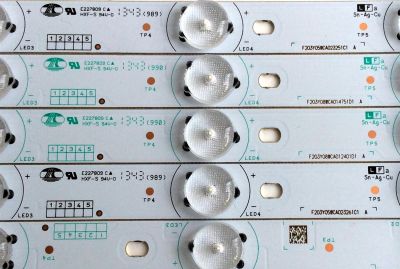 KIT DE LED'S PARA TV RCA (8 PIEZAS) / NUMERO DE PARTE E227809 / 40 INCH 6 SERIES / PITCH 68mm / WS V1.1 / PANEL'S LSC400HM06-12V / LSC400HJ01-12V / MODELO LED40C45RQ - Imagen 2