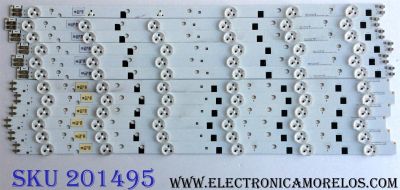 KIT DE LED´S PARA TV (12 PIEZAS) / SAMSUNG 2012SVS46 3228 FHD RIGHT06 REV1.6 120717 / 2012SVS46 3228 FHD LEFT06 REV1.6 120717 / PANEL'S LTJ460HW10-V / LTJ460HJ07-V / MODELOS UN46FH6030 / UN46FH6030FXZA TS01	