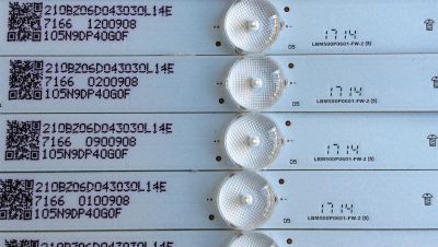 KIT DE LED´S PARA TV (12 PIEZAS) / VIZIO 210BZ06D043030L14E / LBM500P0601-FW-2 (5) / PANEL TPT500J1-HVN07.U / MODELO D50F-E1 LTMWVTET	 - Imagen 3