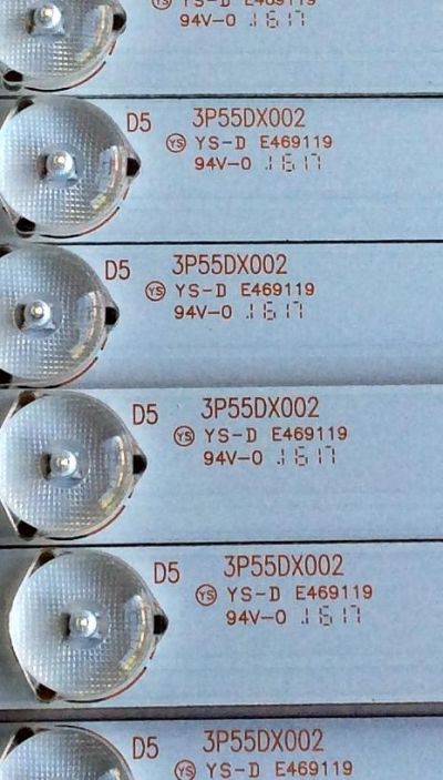 KIT DE LED´S PARA TV (12 PIEZAS) / WESTINGHOUSE 3P55DX002 / A8-PC-30 210025096 / 0355DX007 / PANEL MD5512YTLU / MODELO WD55UB4530 - Imagen 2