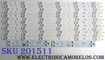 KIT DE LED´S PARA TV (12 PIEZAS) / SONY 173475211 / 1-889-674-11 / LG Innotek 48inch FHD NDS0EM A TYPE REV0.0 2013. 08.14 / LG Innotek 48inch FHD NDS0EM B TYPE REV0.0 / PANEL´S LSY480HN01-001 / NS4S480DND01 / 480DND01 / MODELO KDL-48W600B / KDL-48R470B
