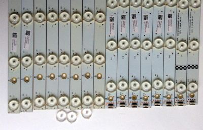 KIT DE LED´S PARA TV (16 PIEZAS) / VIZIO  LBM500P0204-AH-3(L) (8 PIEZAS) / EVERTOP LBM500P0204-BH-3(R) (8 PIEZAS) / L08-0441217 / R4-L0141217 / 130N7P40SCADTAF / PANEL TPT500DK1-QS1 REV:SC1A / MODELO P502UI-B1 LTY6RKCR - Imagen 3