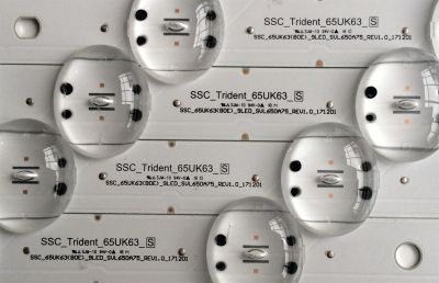 KIT DE LED´S PARA TV (4 PIEZAS) / LG SSC_Trident_65UK63_S / SSC_65UK65(BOE)_9LED_SVL650A75_REV1.0_171201 / SCDB21X2B / EAV64013 / PANEL NC650DQG-ABGX7 / MODELOS 65UK6300PUE / 65UK6300PUE.BUSTLOR - Imagen 2