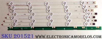 KIT DE LED´S PARA TV (7 PIEZAS) / LG 6637L-0025A / PPW-HL42EC(A) / E74739 / 6916L-1214A / 6916L-1215A / 6916L-1216A / 6916L-1217A / 42¨ ROW2.1 Rev 0.6 1 / PANEL LC420DUG (JF)(R1) / MODELOS 42LN5400-UA / E420D-A0 / DP42D23
