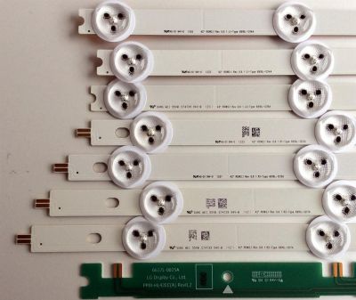 KIT DE LED´S PARA TV (7 PIEZAS) / LG 6637L-0025A / PPW-HL42EC(A) / E74739 / 6916L-1214A / 6916L-1215A / 6916L-1216A / 6916L-1217A / 42¨ ROW2.1 Rev 0.6 1 / PANEL LC420DUG (JF)(R1) / MODELOS 42LN5400-UA / E420D-A0 / DP42D23 - Imagen 3