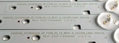 KIT DE LED`S PARA TV (6 PIEZAS) / SHARP 1176170 / SAMSUNG_2015CHI426_6P_FCOM_04_15_REV1.0_151209_LM41-00212A / PANEL HD426K3U52 / MODELO LC-43LBU591U / NOTA IMPORTANTE:KIT CUENTA ORIGINALMENTE DE 7 PIEZAS ((INCOMPLETO SOLO 6 PIEZAS))	 - Imagen 4