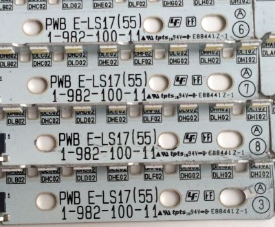 KIT DE LED´S PARA TV (8 PIEZAS) / TV. SONY XBR-55X930E 1-982-100-11 / 98210011 / PWB E-LS17(55) / A2193814A / 005 05 32335 / E88441 Z-1 / MODELO XBR-55930E 	 - Imagen 2