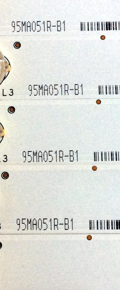 KIT DE LED´S PARA TV (SOLO 9 PIEZAS) / 1131074 / HE48HNENT54587 / PANEL HD480DF-B31 / HD480DF-B31(020)\S0-B2 / MODELO NS-480510NA15 / NOTA IMPORTANTE:KIT CONSTA ORIGINALMENTE DE 10 PIEZAS ((INCOMPLETO SOLO 9 PIEZAS)) - Imagen 3