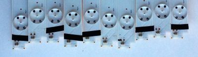 KIT DE LED´S PARA TV (10 PIEZAS) / SONY SVY550AG6 / SVY550AG6_Rev00_5LED_L_150223 / SVY550AG6_Rev00_5LED_R_150223 / LC353 / LD342 / H0412 / PANEL´S SYV5543 / LSY550FF01-301 / MODELO XBR-55X810C - Imagen 3