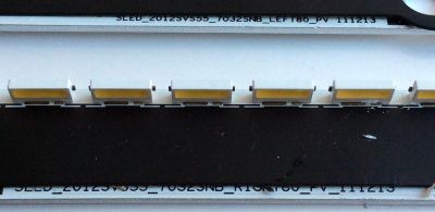 KIT DE LED´S PARA TV (2 PIEZAS) / SAMSUNG 2012SVS55 / 111213 / SLED_2012SVS55_7032SNB_LEFT80_PV_111213 / SLED_2012SVS55_7032SNB_RIGHT80_PV_111213 / PANEL LTJ550HQ16-V / MODELOS UN55ES800 / UN55ES800MXZL / UN55ES7500 / UN55ES7500FXZA TS01 - Imagen 2