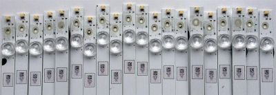 KIT DE LED´S PARA TV (20 PIEZAS) / HISENSE LB75022 V0 / E469119 / 1197827 / PANEL HD750M7U71-L1\S0\GM\ROH / HD750M7U71-L1 / MODELO 75EU8070 - Imagen 4