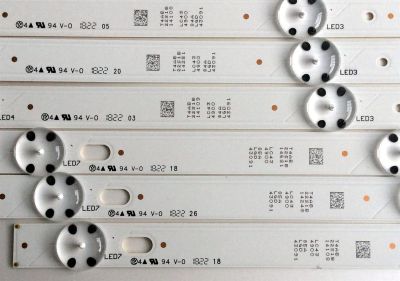 KIT DE LED´S PARA TV LG ((6 PIEZAS)) / NUMERO DE PARTE SSC_43UK63_A_S / SSC_43UK63_B_S / SSC_43UK63_7LED_REV01_180228 / LGD43091 / A-TYPE LC43490084A / B-TYPE LC43490085A / PANEL NC430DGG / NC430DUE / MODELOS 43UK6200PUA-UA / 43LM5700PUA / 43UN7000PUB - Imagen 3