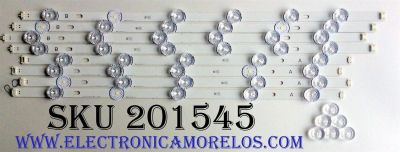 KIT DE LED´S PARA TV (SOLO 8 PIEZAS) / LG Direct 3.0_55inchRev0.1_140428 / PANEL NC550DUE-VCCP1 / COMPATIBLES NC550DUE-VCCP3 / LC550DUE (FG)(A1) LC550DUE (FG)(A2) / SUSTITUTOS T550HVF04.2 /  HC550DUN-VSHS2-11XX / CHECAR MODELOS COMPATIBLES EN DESCRIPCION