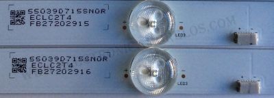 KIT DE LED´S PARA TV ((INCOMPLETO SOLO 13 PIEZAS)) / SONY SBT55 636 / SBT55 409 / 55039D715SNOR / 55039D715SNOL / ECLC2T4 / E465853 / PANEL`S YD7S550DND01B / A2170004A / MODELO XBR-55X900E - Imagen 3