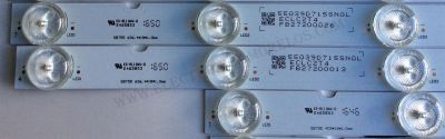 KIT DE LED´S PARA TV ((INCOMPLETO SOLO 13 PIEZAS)) / SONY SBT55 636 / SBT55 409 / 55039D715SNOR / 55039D715SNOL / ECLC2T4 / E465853 / PANEL`S YD7S550DND01B / A2170004A / MODELO XBR-55X900E - Imagen 2