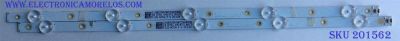 KIT DE LED´S PARA TV (2 PIEZAS) / INSIGNIA LBM236M0501-CI-3(0) / 210BZ05D0B339DR00E / PANEL TPM236WH2-WHBN00.K REV:S5941A / MODELO NS-24DF310NA19