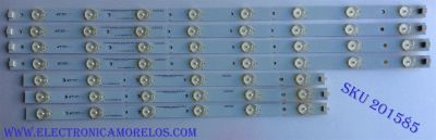 KIT DE LED´S PARA TV / ((INCOMPLETO SOLO 7 PIEZAS)) / T500HVN01.0 / D500D3-GW50-C0X / IC-A-CNA050D173L ( 3 PIEZAS ) / IC-A-CNA050C173R ( 4 PIEZAS ) / MODELOS ELEMENT ELEFW502 D1300 / SEIKI SE50FY10 / WESTINGHOUSE DW50F1Y1	