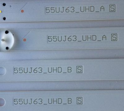 KIT DE LED´S PARA TV ( 10 PIEZAS) / LG SSC_55LJ55/55UJ63_A_8LED_REV02_170224 / SSC_55LJ55/55UJ63_B_8LED_REV02_170224 / 55LJ55_FHD_A / 55UJ63_UHD_A / 55LJ55_FHD_B / 55UJ63_UHD_B / 25R1B / 550P3 / PANEL NC550DUE AAFX1 / MOD. 55LJ5500-UB / 55LJ5500-UA - Imagen 2