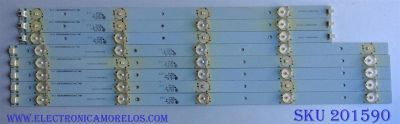 KIT DE LED´S PARA TV / ((INCOMPLETO SOLO 8 PIEZAS)) LSC470HN05-B01 / T470HVN01.V2 / CRH_TF473535090635LREV 1.1-R / CRH_TF473535090635LREV 1.1-LC / MODELOS ELEMENT ELEFT471 / SEIKI SE47FY19 /	