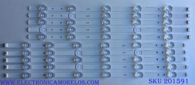 KIT DE LED´S PARA TV / LG ( 10 PIEZAS ) NC550DUE-VCCP3 / 3.0_55inch_Rev0.1_140428 / FMZB25Q1A / MODELO 55LH5750	