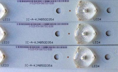 KIT DE LED´S PARA TV / RCA ((INCOMPLETO SOLO 8 PIEZAS)) V500HK1-PS6-12 / IC-A-KJAB50D354 / J-3129-R34 / MODELO LED50B45RQ	 - Imagen 2