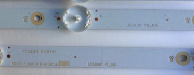 KIT DE LED´S PARA TV ( 8 PIEZAS) / SHARP LB50091 V1_00 / LB50091 V0_00 / 17253A 81010 / 210BZ05DLB33DBL00L / 4E697000005E / 210BZ03DRB33DBL00L / 4E697000007E / E465853 / PANEL TPT500J1-HVN07.U REV:S500AH / MODELO LC-50LB601U - Imagen 3