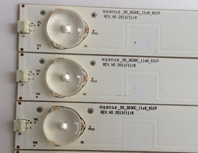 KIT DE LED´S PARA TV ((INCOMPLETO SOLO 8 PIEZAS)) / INSIGNIA HD500DF-B57(010)\T1\S1\GM\ROH / HE50QCZTS84 / 98ma042L-B2 / 1134484 / HISENSE_50_3030C_11x6_6S1P / MODELO NS-50D550NA15	 - Imagen 2